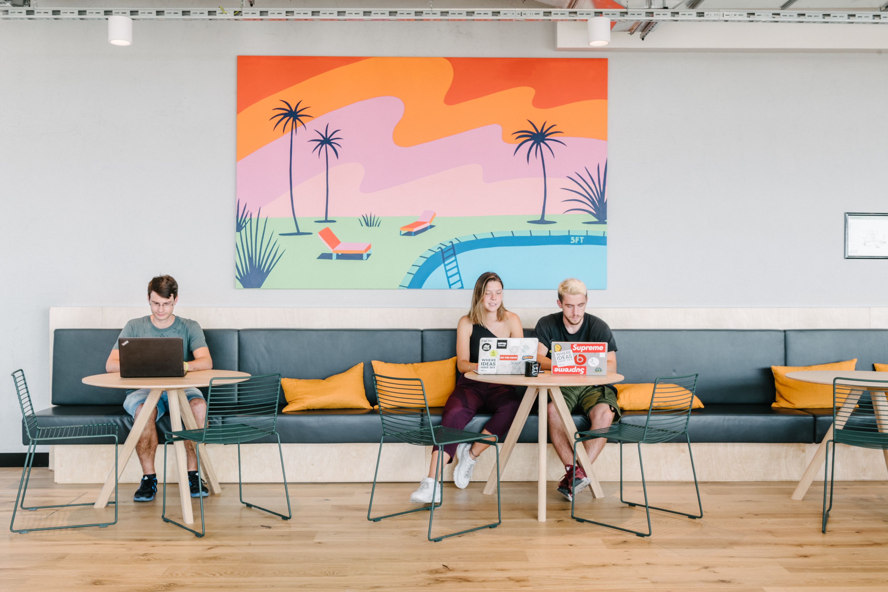 Die WeWork Atrium Tower in Berlin