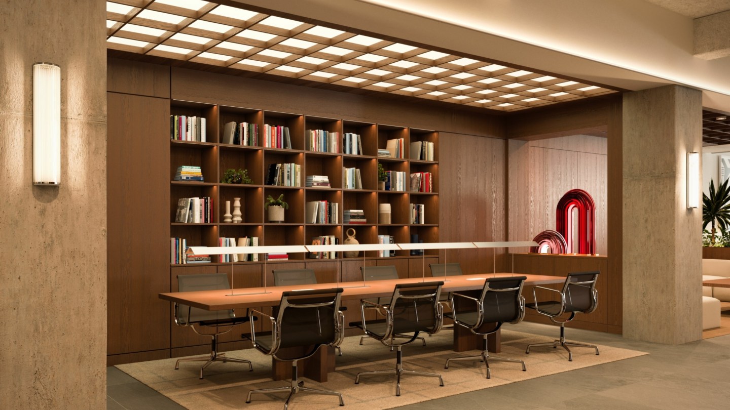 Library is in the building
