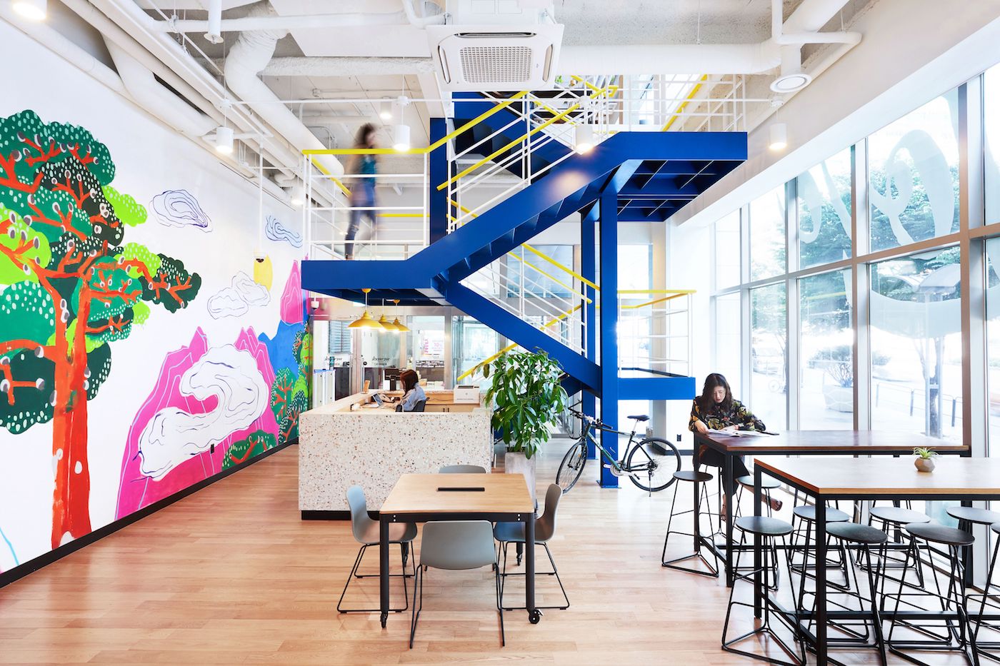 WeWork Seolleung in Seoul, South Korea. Photographs by The We Company