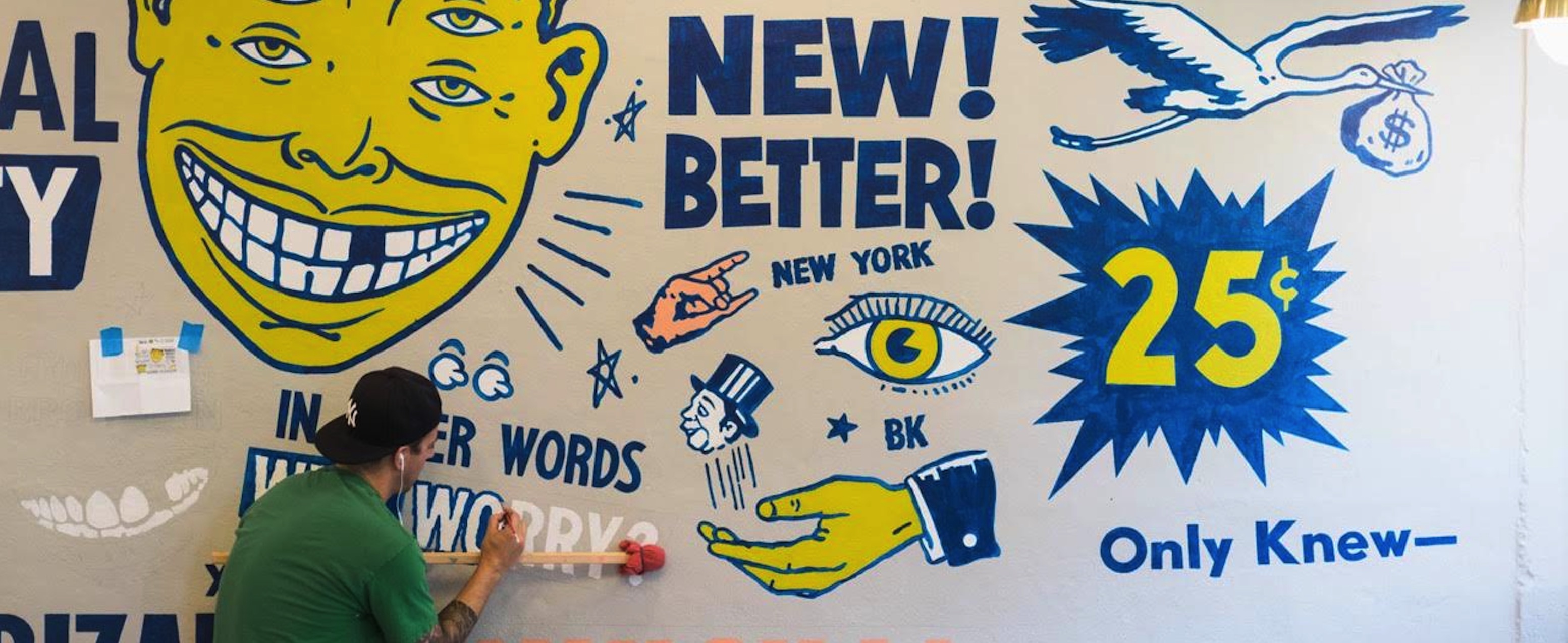 Mural in the Making by Brooklyn’s Dynamic Duo