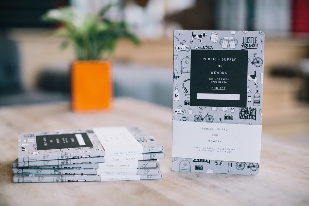 Public Supply Notebooks WeWork Collaboration