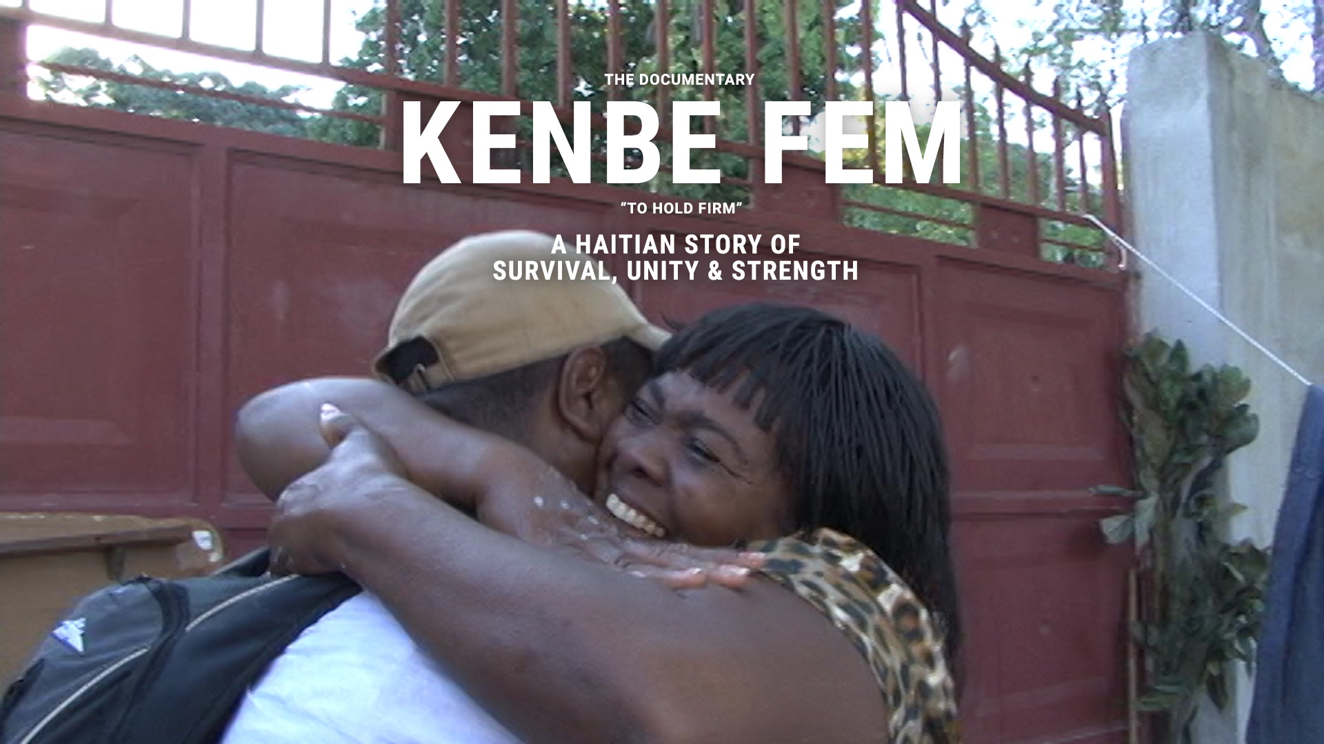 A poster for the documentary about David Pierre-Louis and his search for his mother after an earthquake devastated Haiti in 2010.