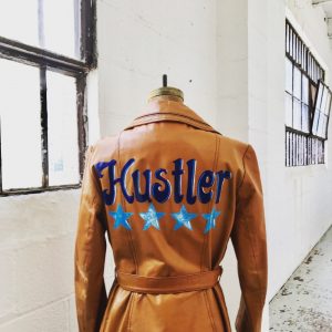 Repurposed leather jacket