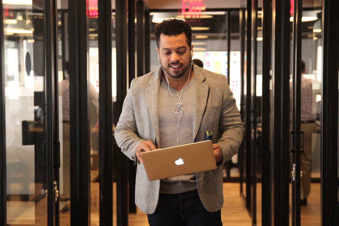 Santos Jaime Gonzalez says that when he told the staff at Manestream that they were finalists for the Creator Awards, "everyone was jumping around, going crazy.”