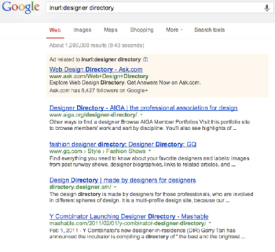 inurl category directory