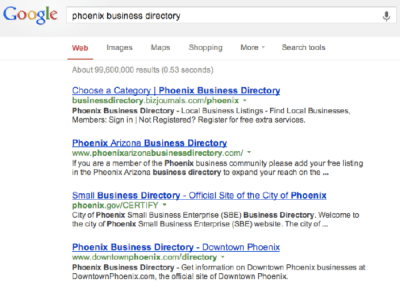 phoenix business directory