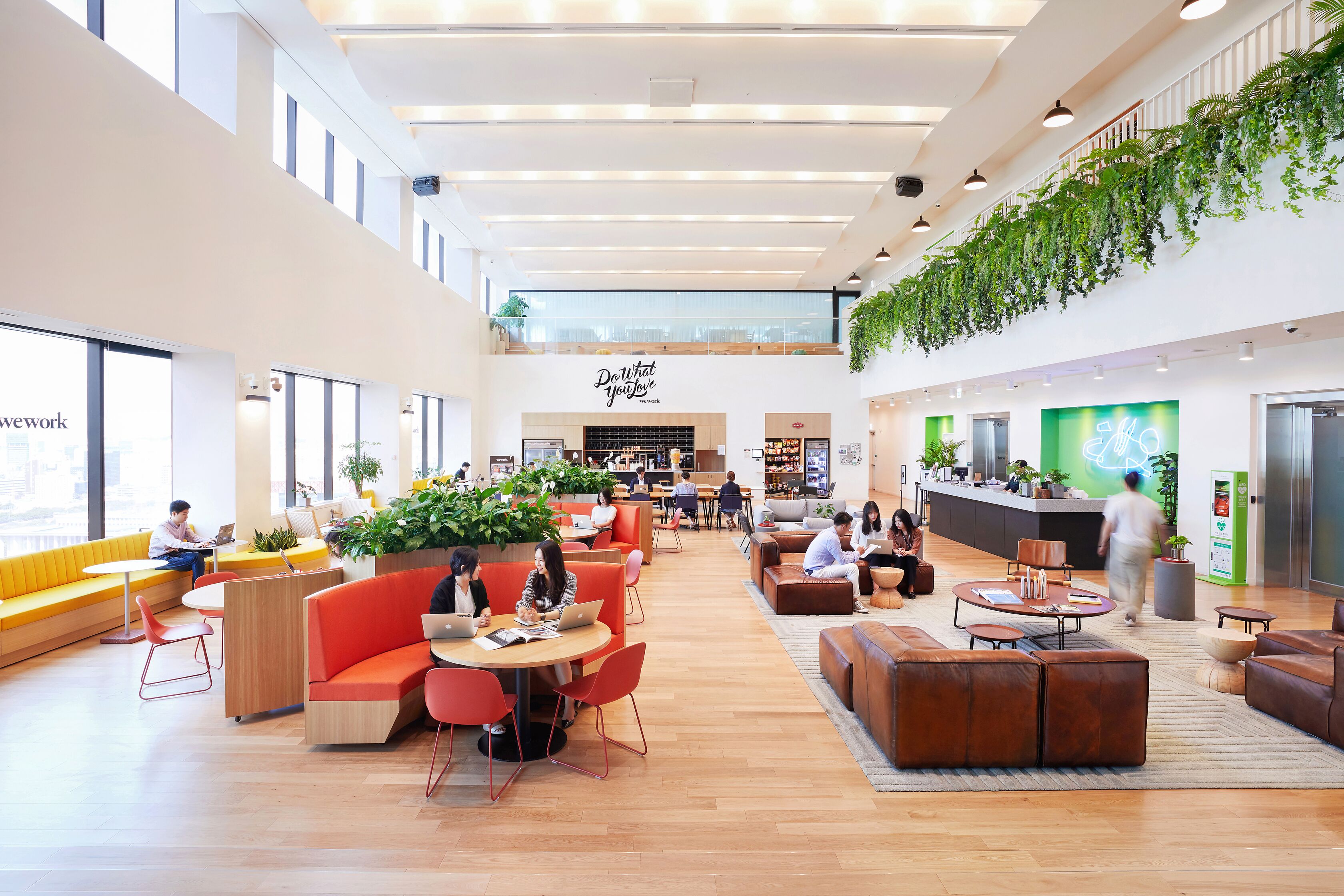 WeWork Yeouido Station in Korea. Photograph by The We Company