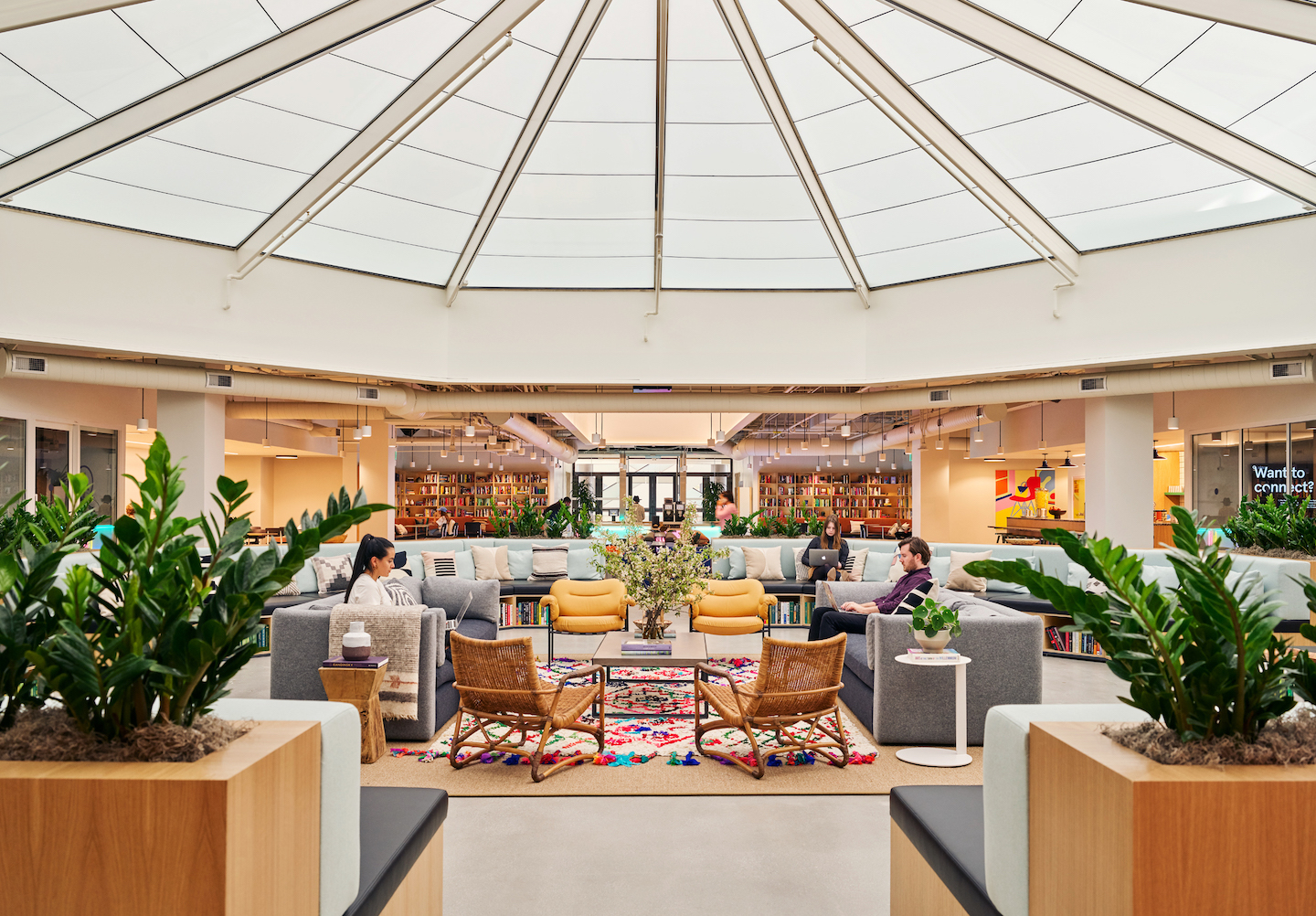 WeWork Pacific Design Center in California. Image courtesy of The We Company