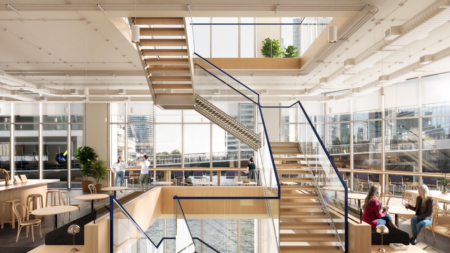 Interior Staircase inside of 30 churchill place