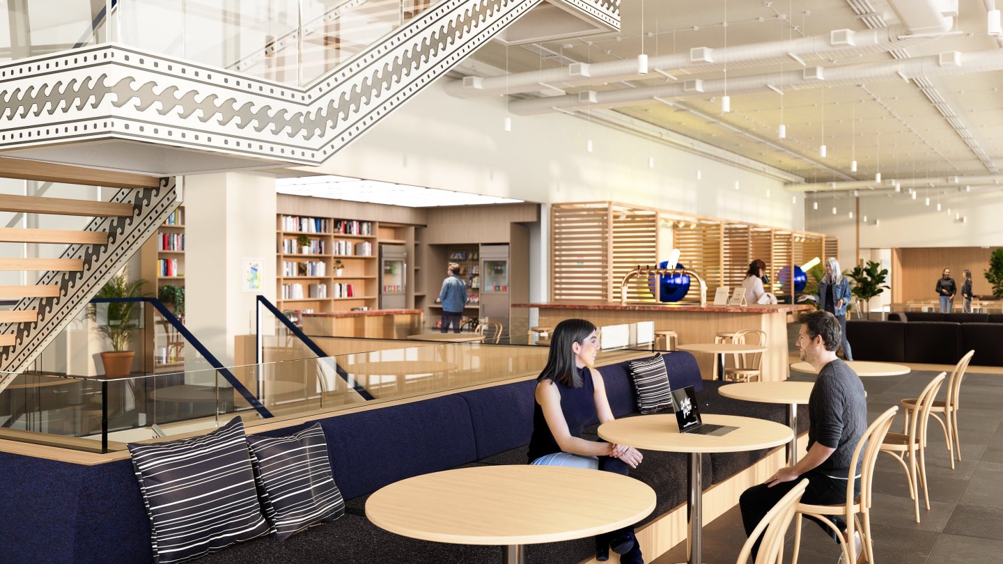 Rendering of Lounge Area