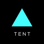 לוגו של Tent - משולש