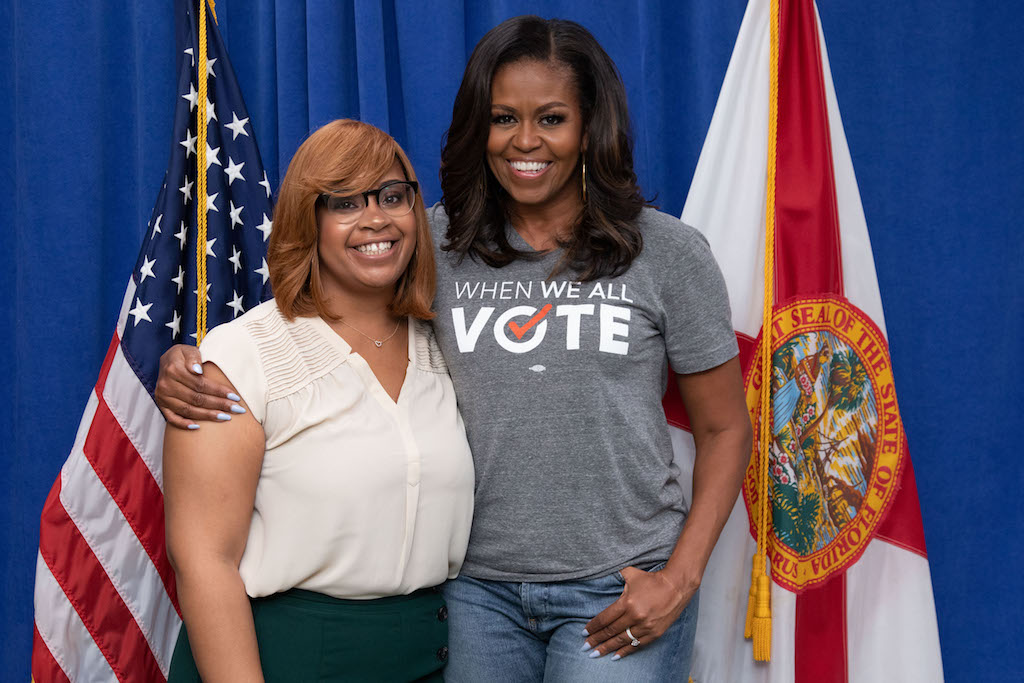 Michelle Obama and Christina Duran - When We All Vote