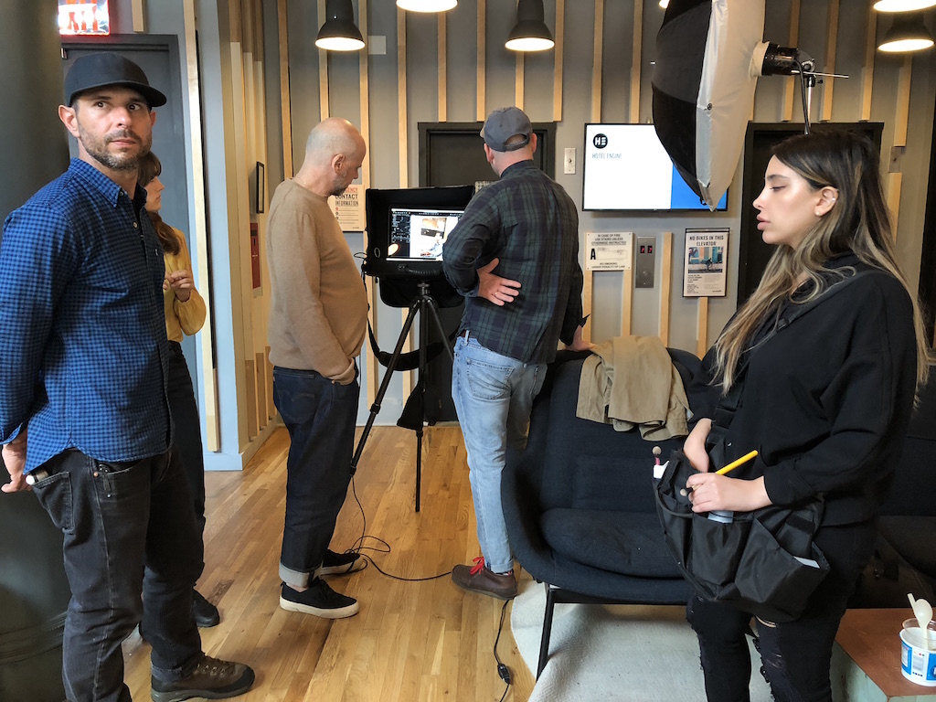 WeWork J.Crew shoot
