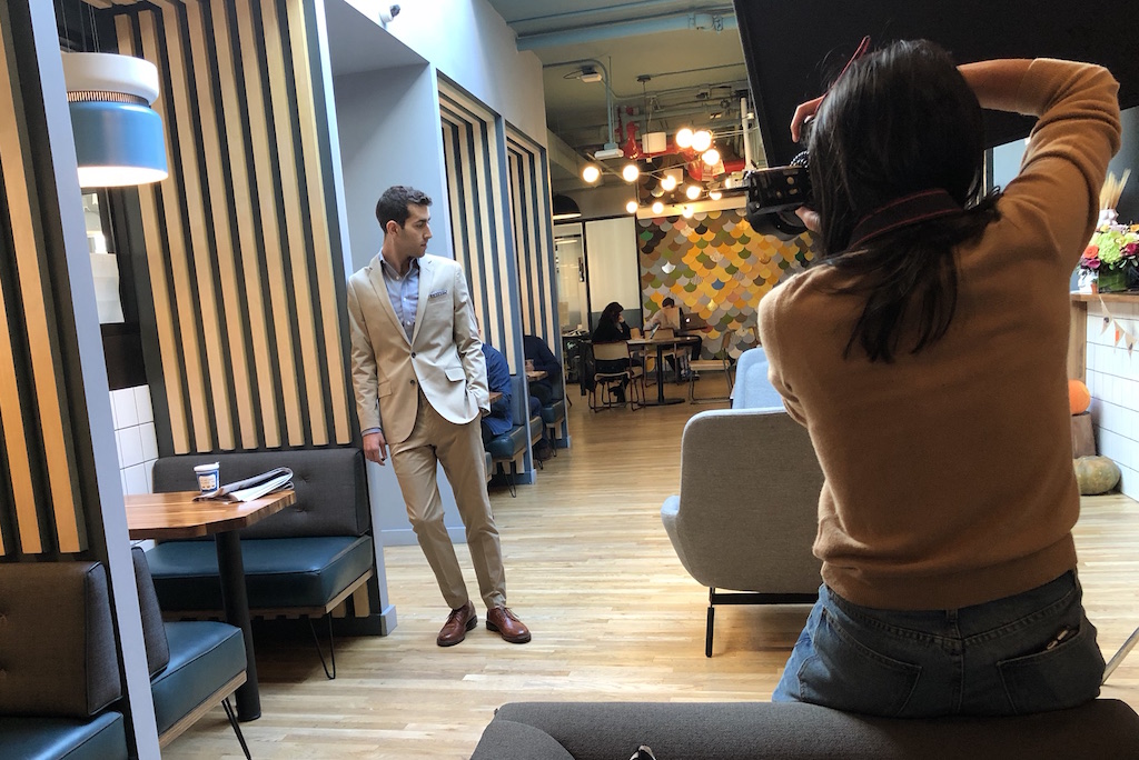 WeWork J.Crew shoot Joseph Amar