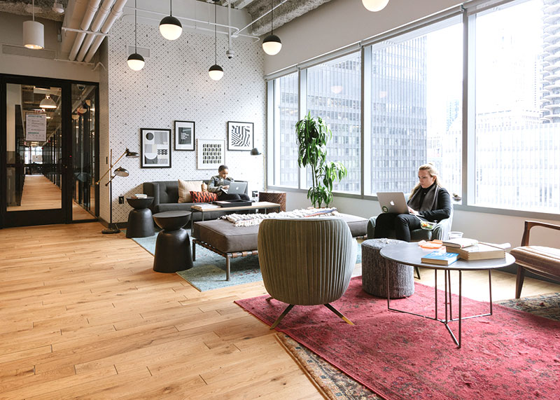 WeWork coworking space in Chicago on 20 W Kinzie St in North Side
