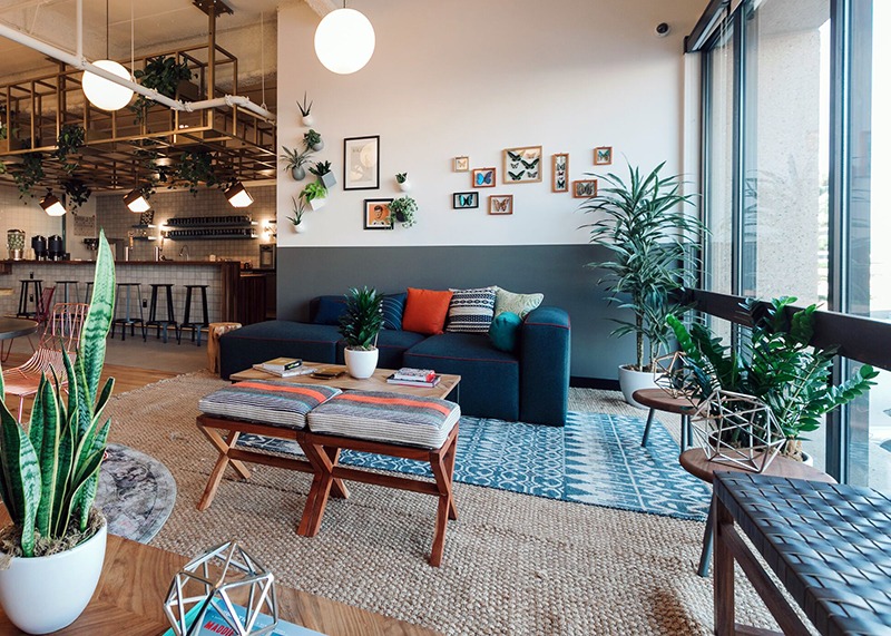 interior of WeWork 177 E Colorado Blvd in Pasadena