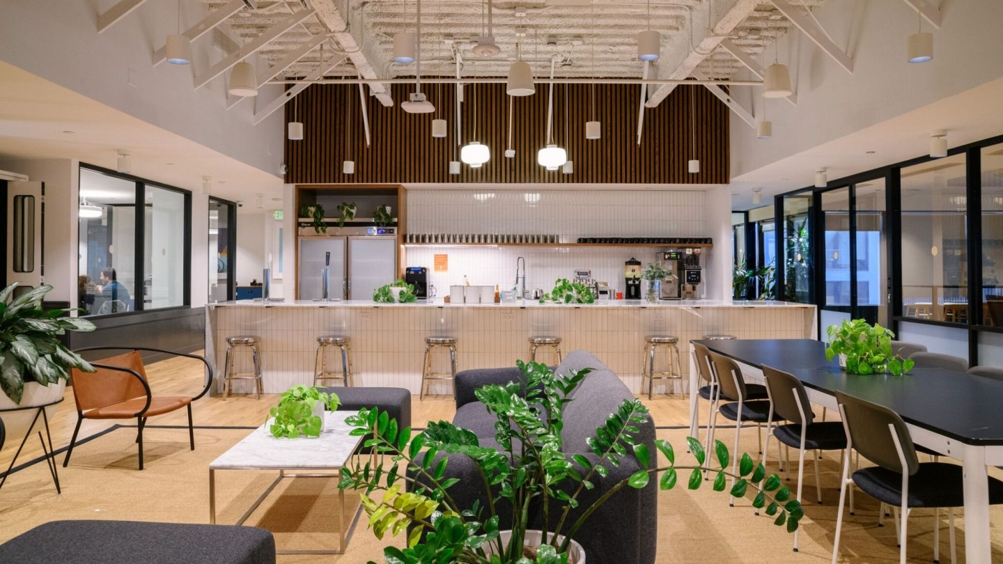 interior of WeWork 520 Broadway in Santa Monica