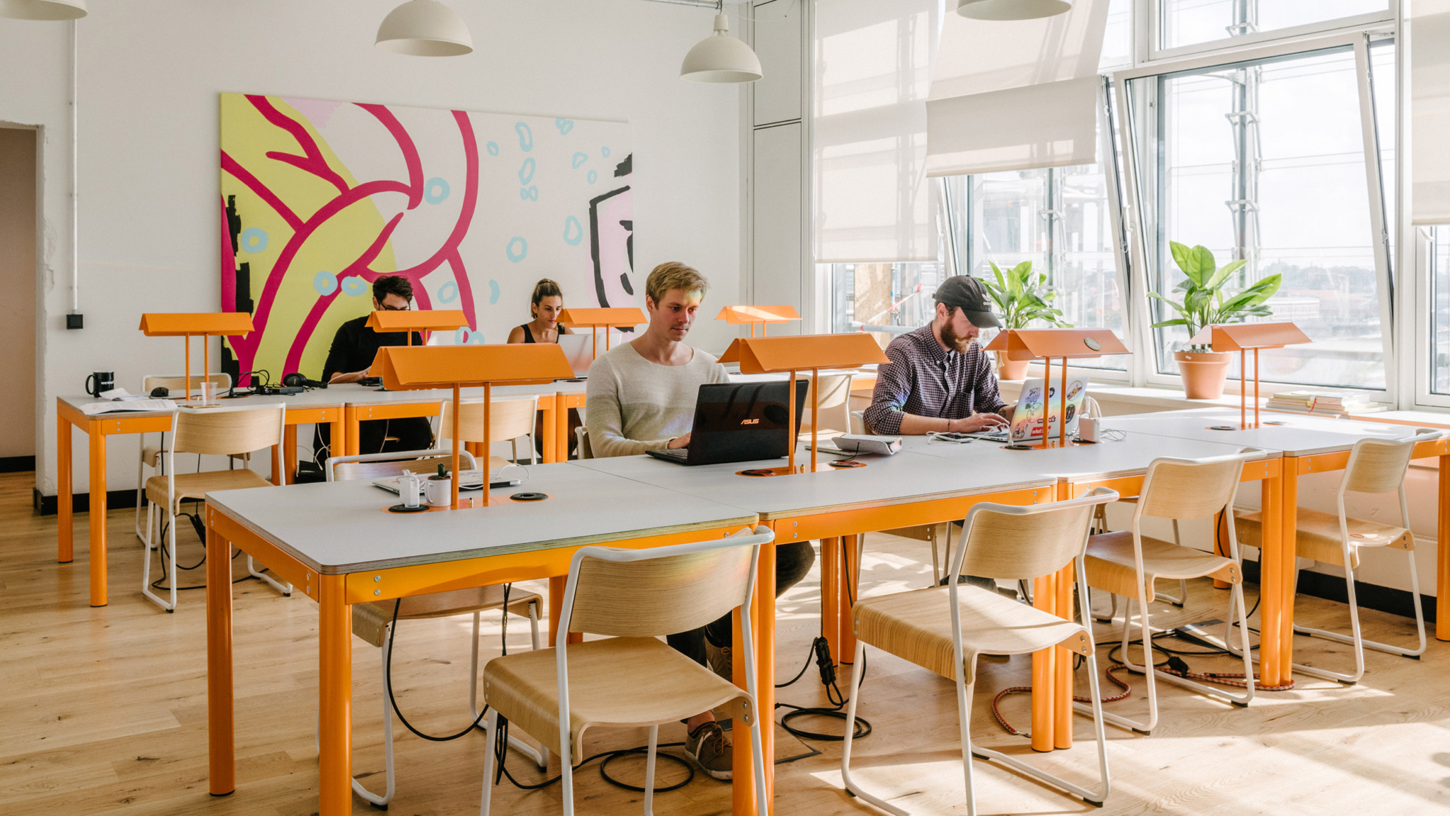 Using design, light, and art to build the WeWork experience