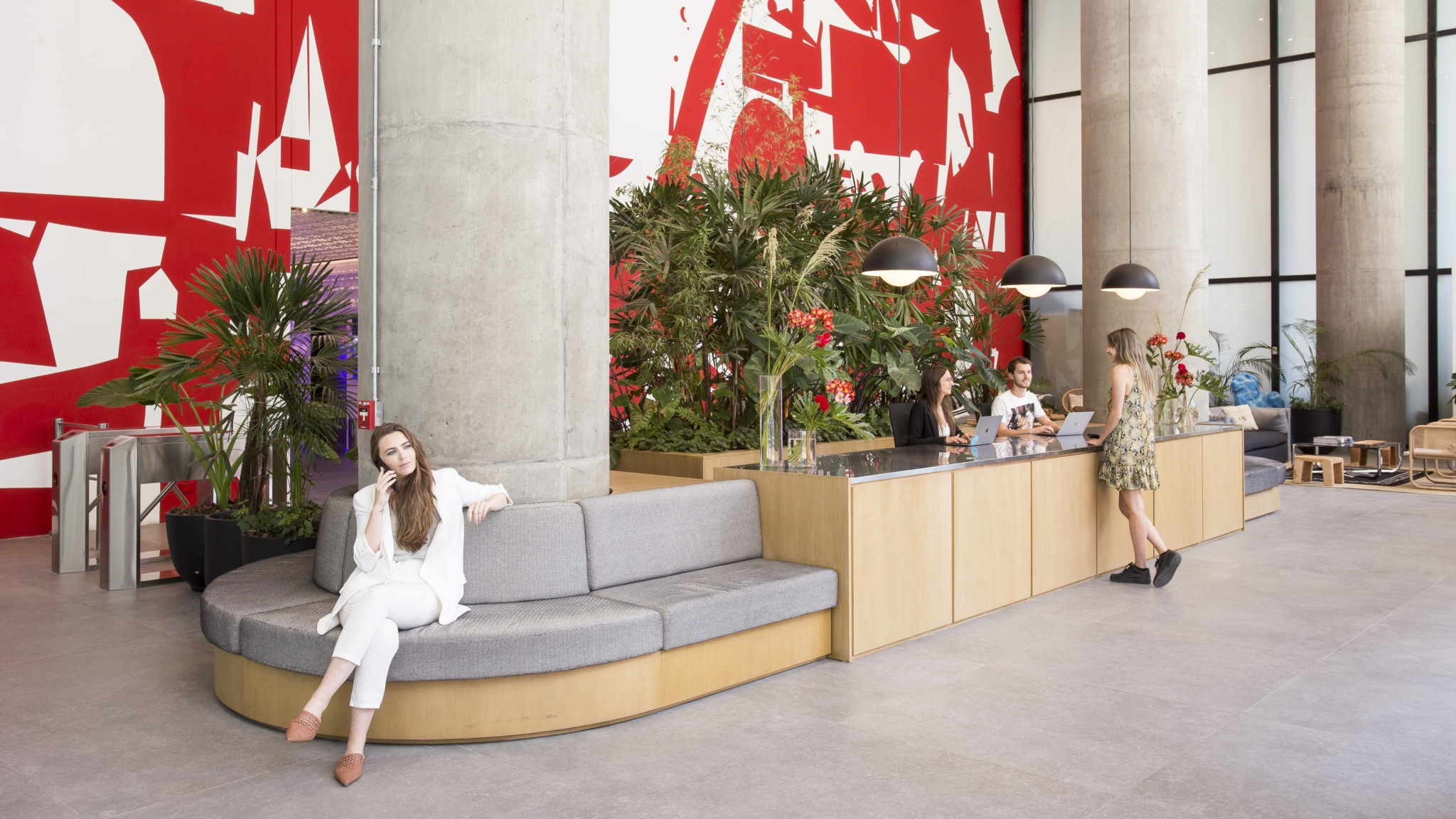 Using design, light, and art to build the WeWork experience