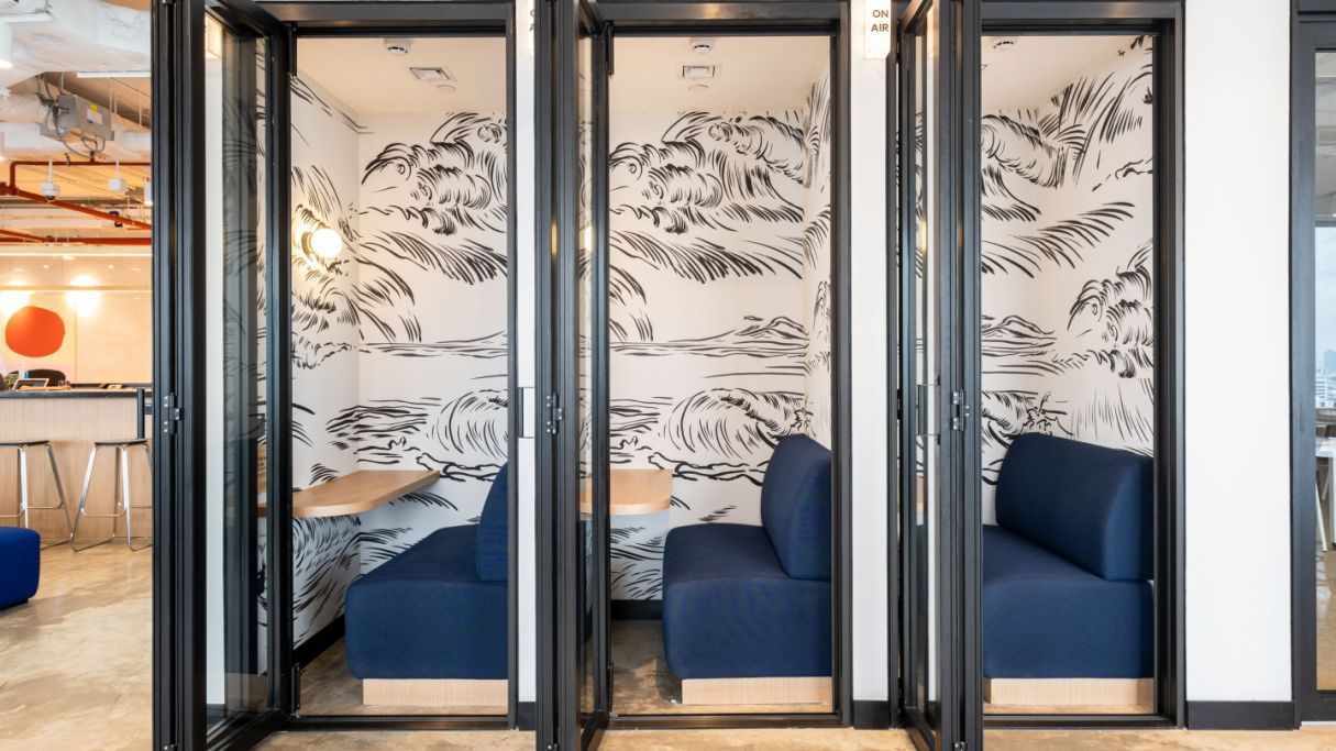 WeWork Spring Tower Bangkok phonebooths