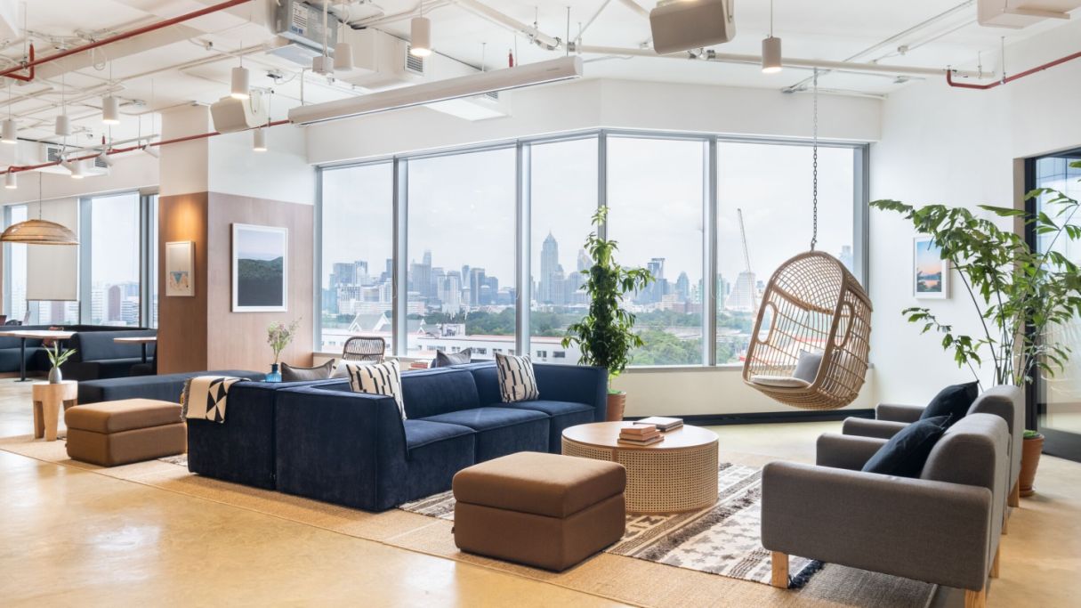 WeWork The Parq Bangkok Common Area