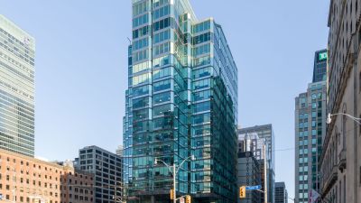 exterior of WeWork 1 University Ave Toronto