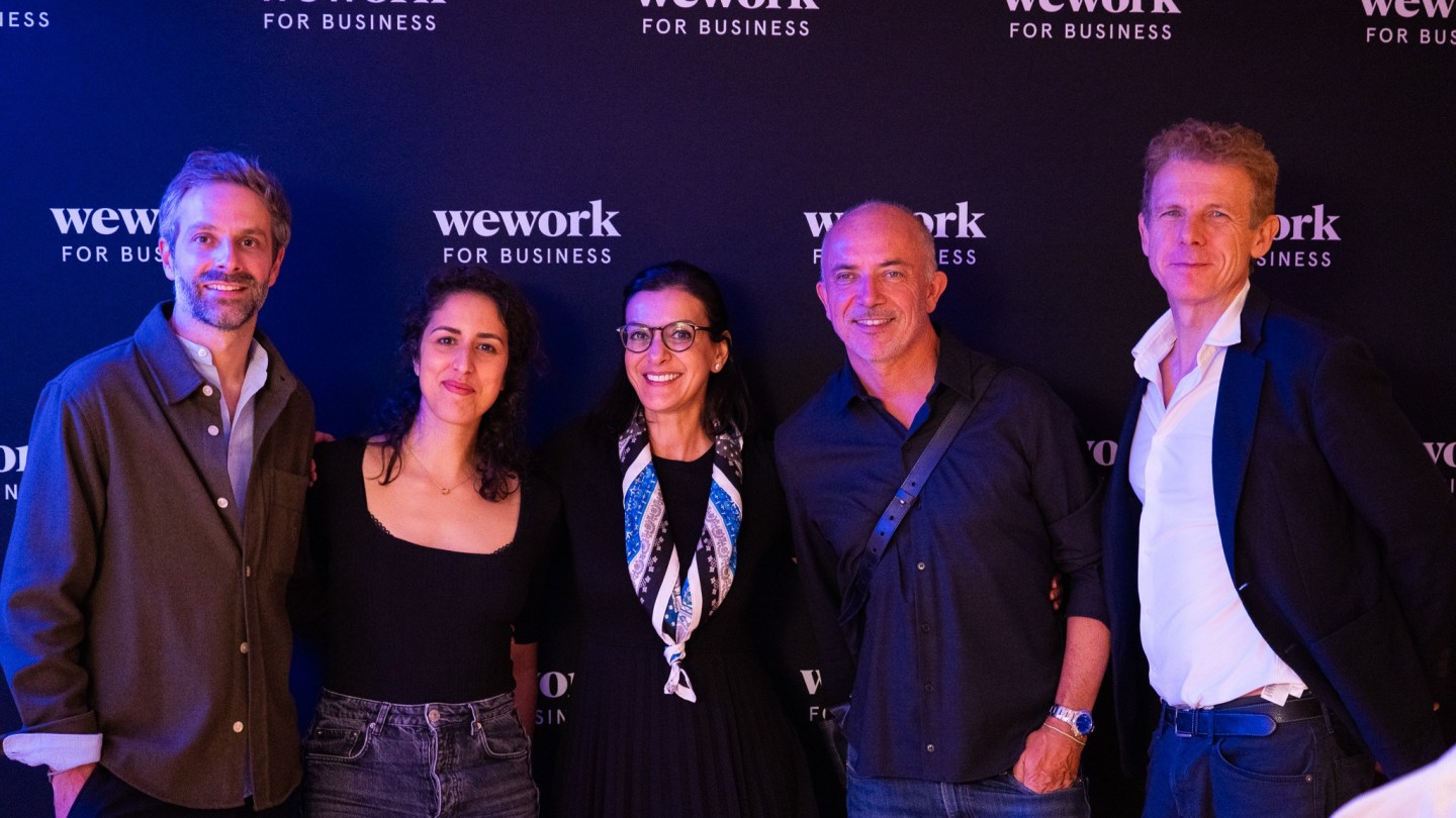 WeWork for Business Paris event group photo