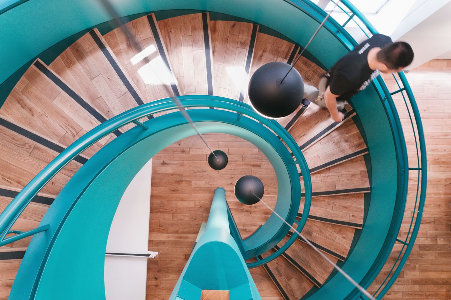 WeWork Montgomery Station ในซานฟรานซิสโก ถ่ายภาพโดย VRX Studios